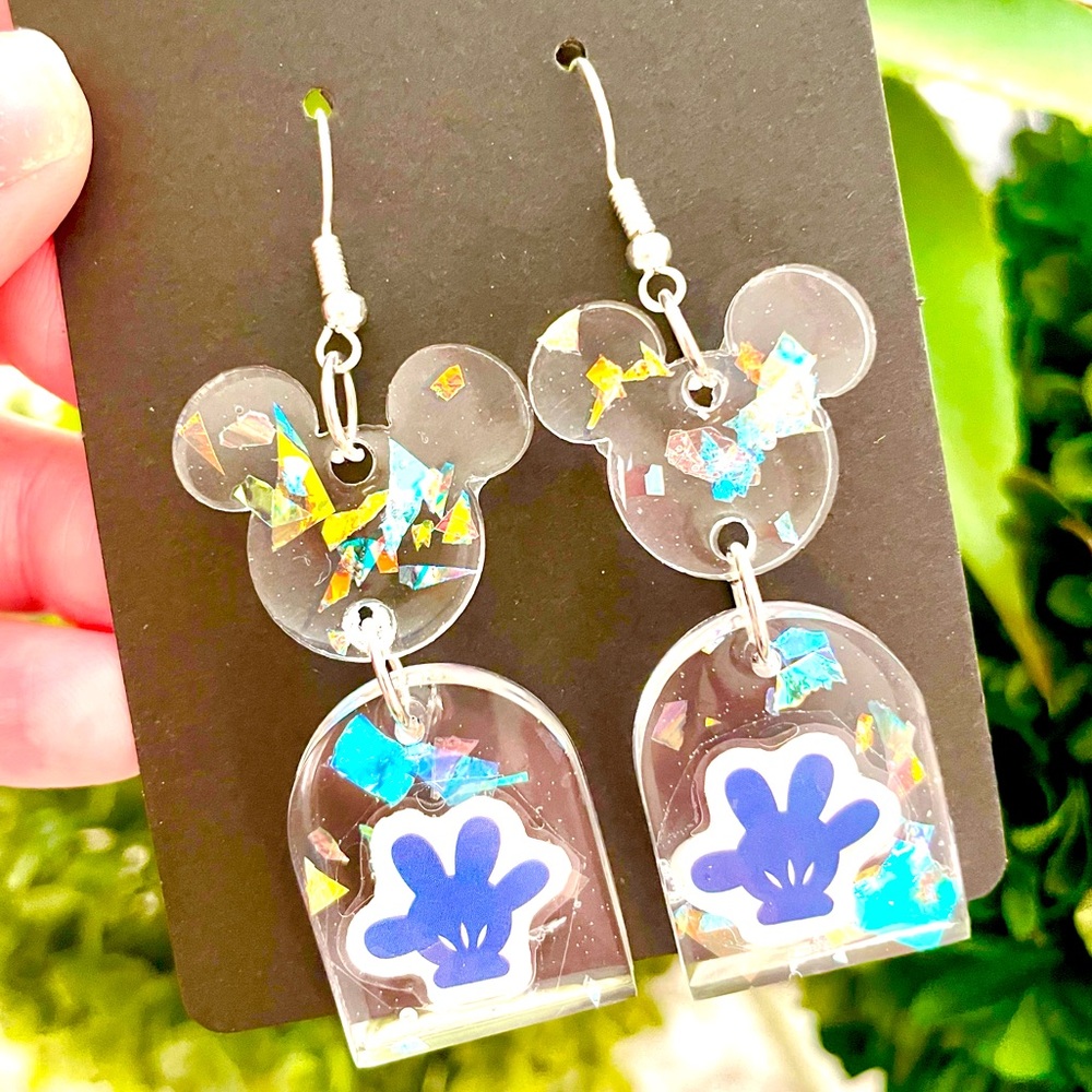 Mickey Mouse Acrylic Earrings
